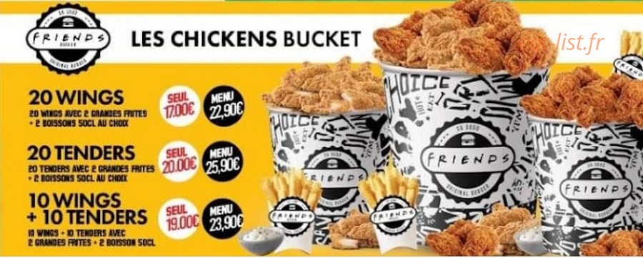 Friends Burger — carte page 7