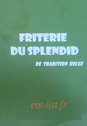 Friterie Du Splendid — carte page 1