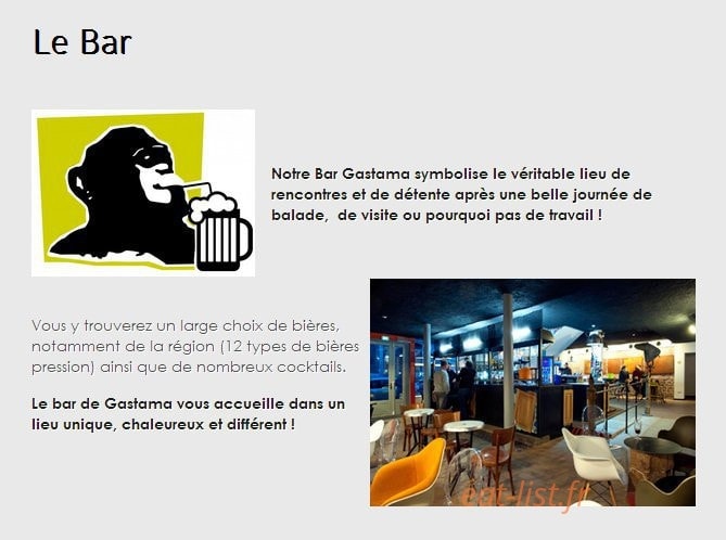 Gastama — carte page 1