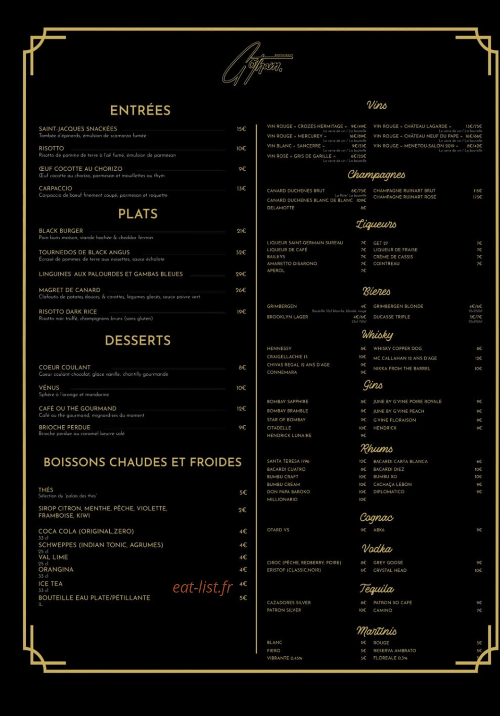 Gotham — carte page 1
