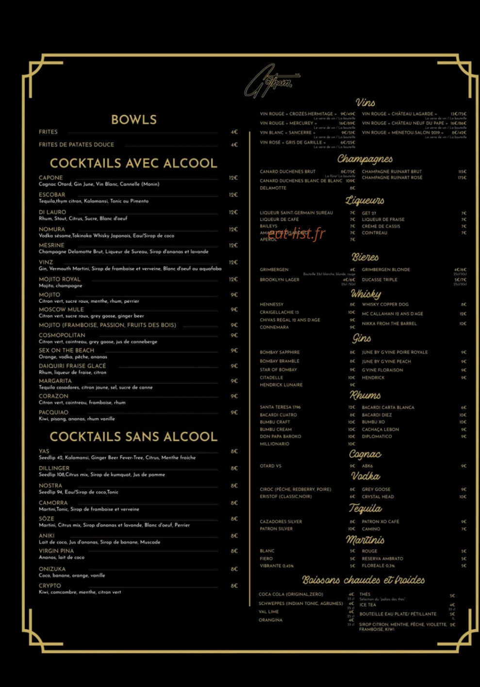 Gotham — carte page 2