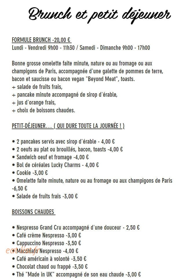 HD Diner — carte page 7