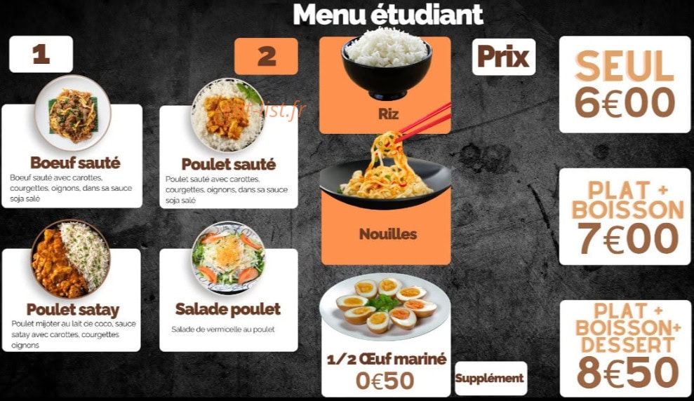 Home Thai — carte page 3