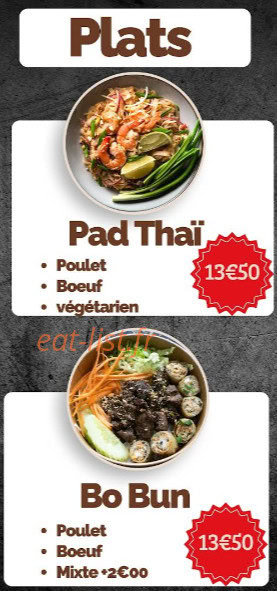 Home Thai — carte page 2