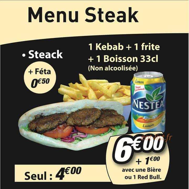 Kebab Celine — carte page 13