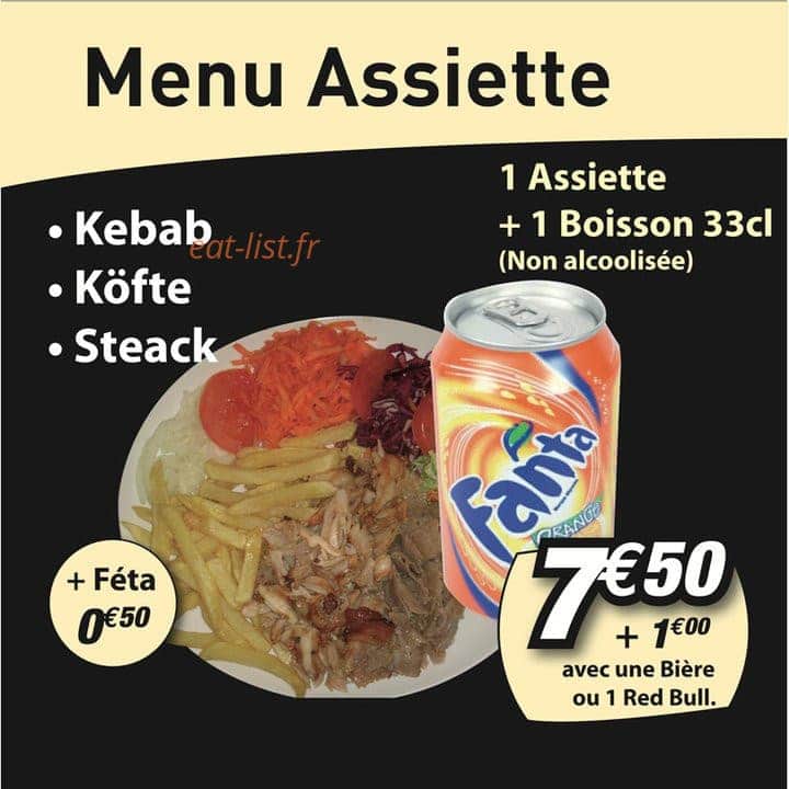 Kebab Celine — carte page 4