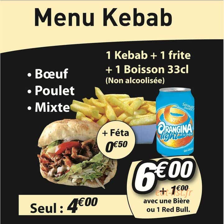 Kebab Celine — carte page 14