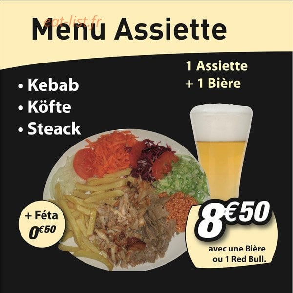 Kebab Celine — carte page 3