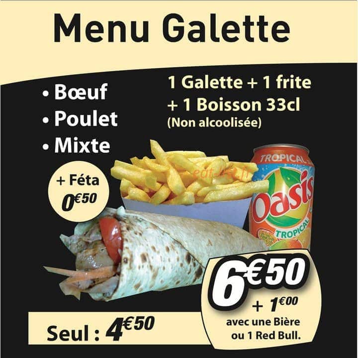 Kebab Celine — carte page 12