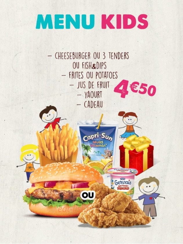 King food familly — carte page 14