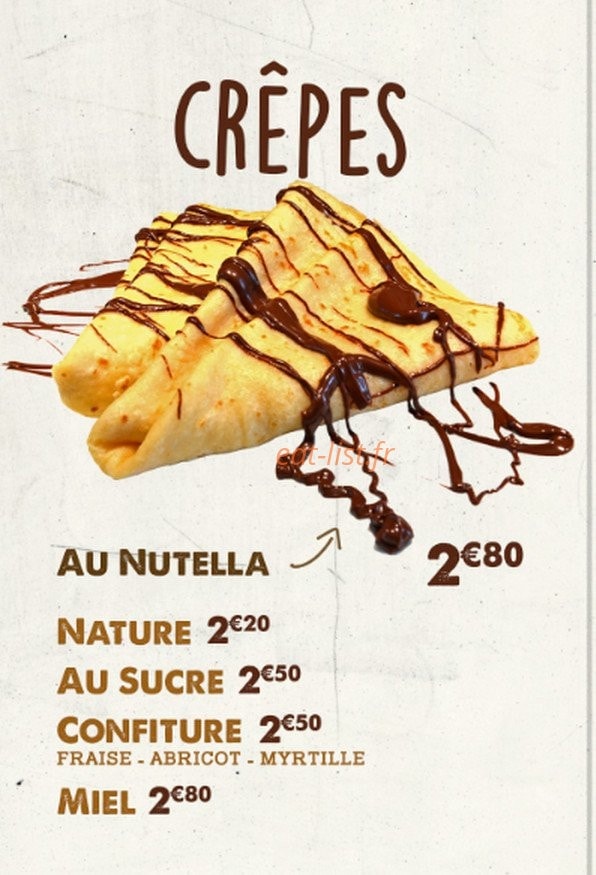 King food familly — carte page 17