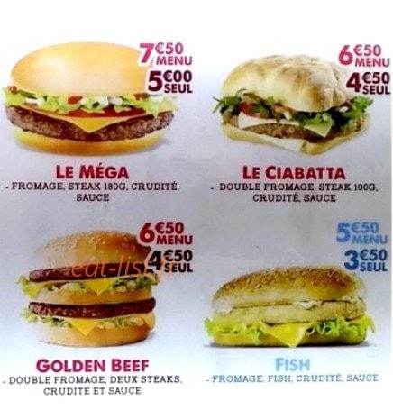King food familly — carte page 10