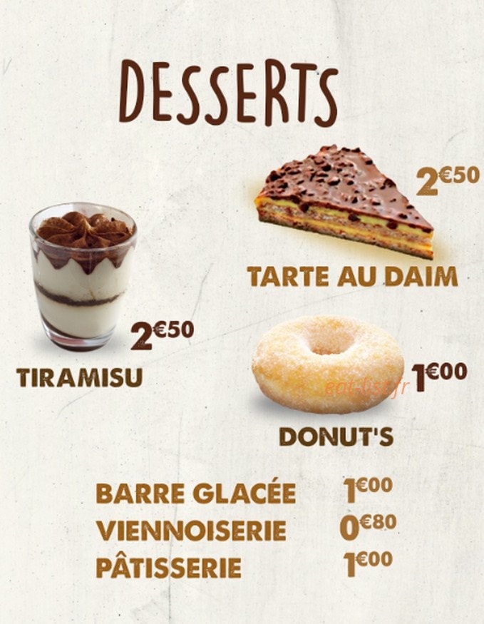 King food familly — carte page 18