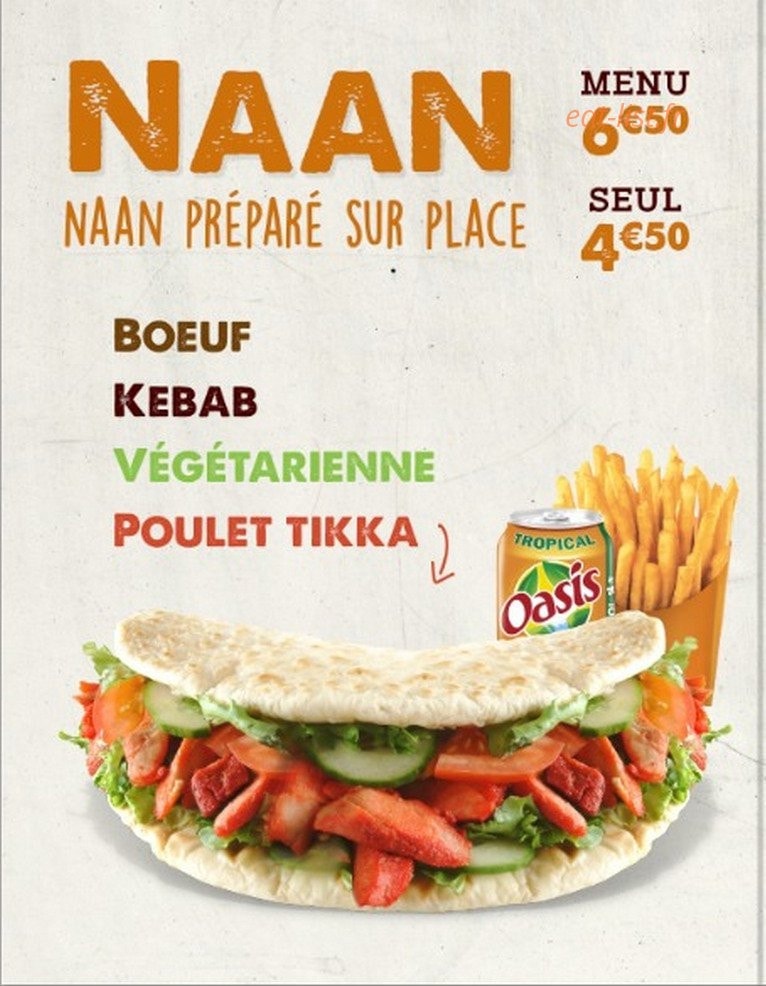King food familly — carte page 4