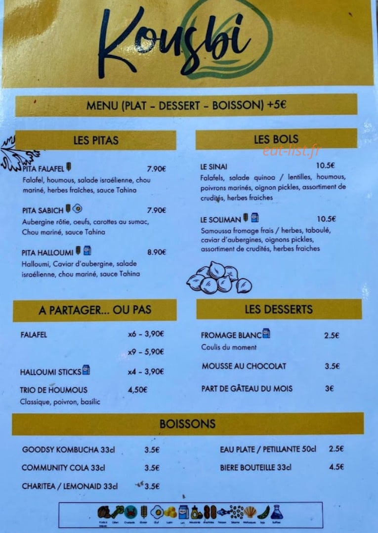Kousbi — carte page 1