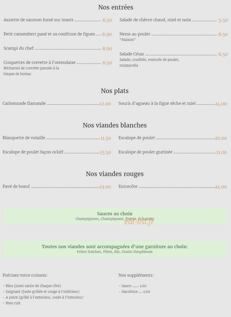 L'Adress — carte page 1