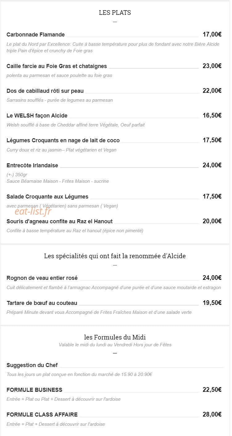 L'Alcide — carte page 2