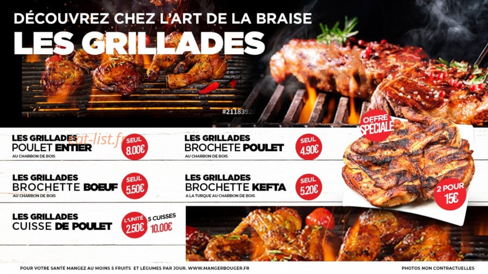 L'art de la Braise — carte page 1