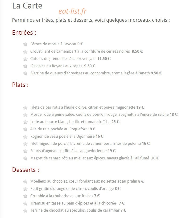 L'assiette du marché — carte page 3