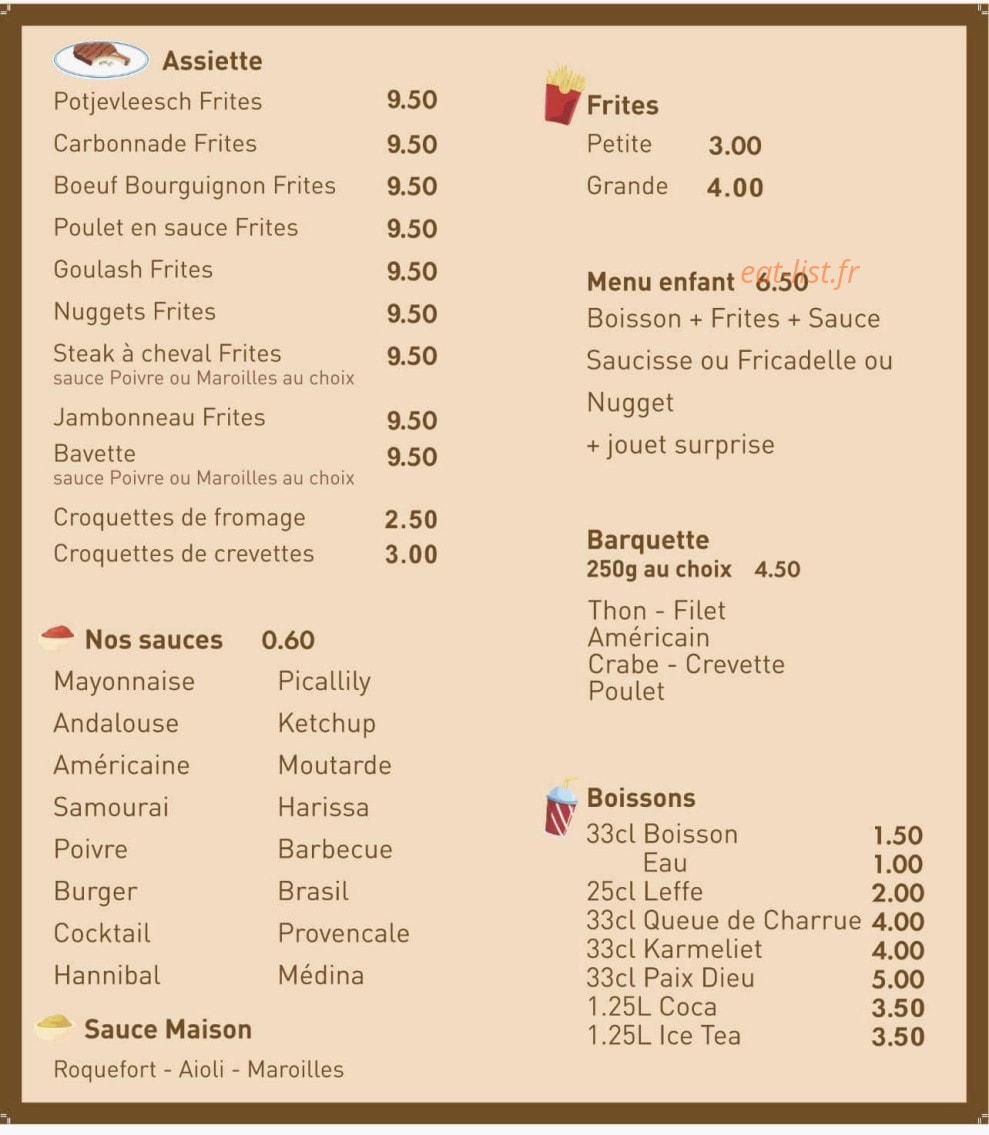 L'Authentique — carte page 1