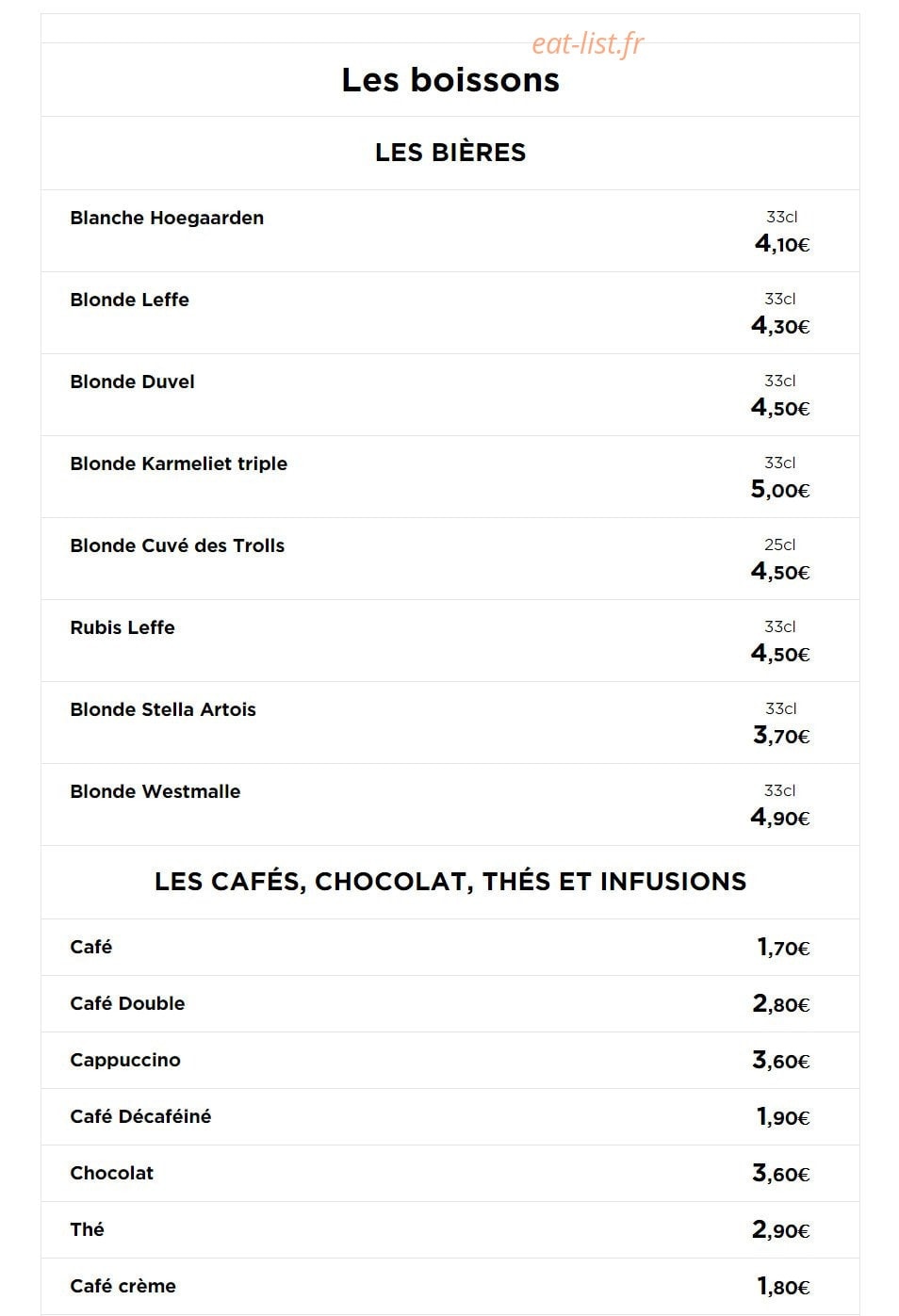 L'Avant Scene — carte page 4