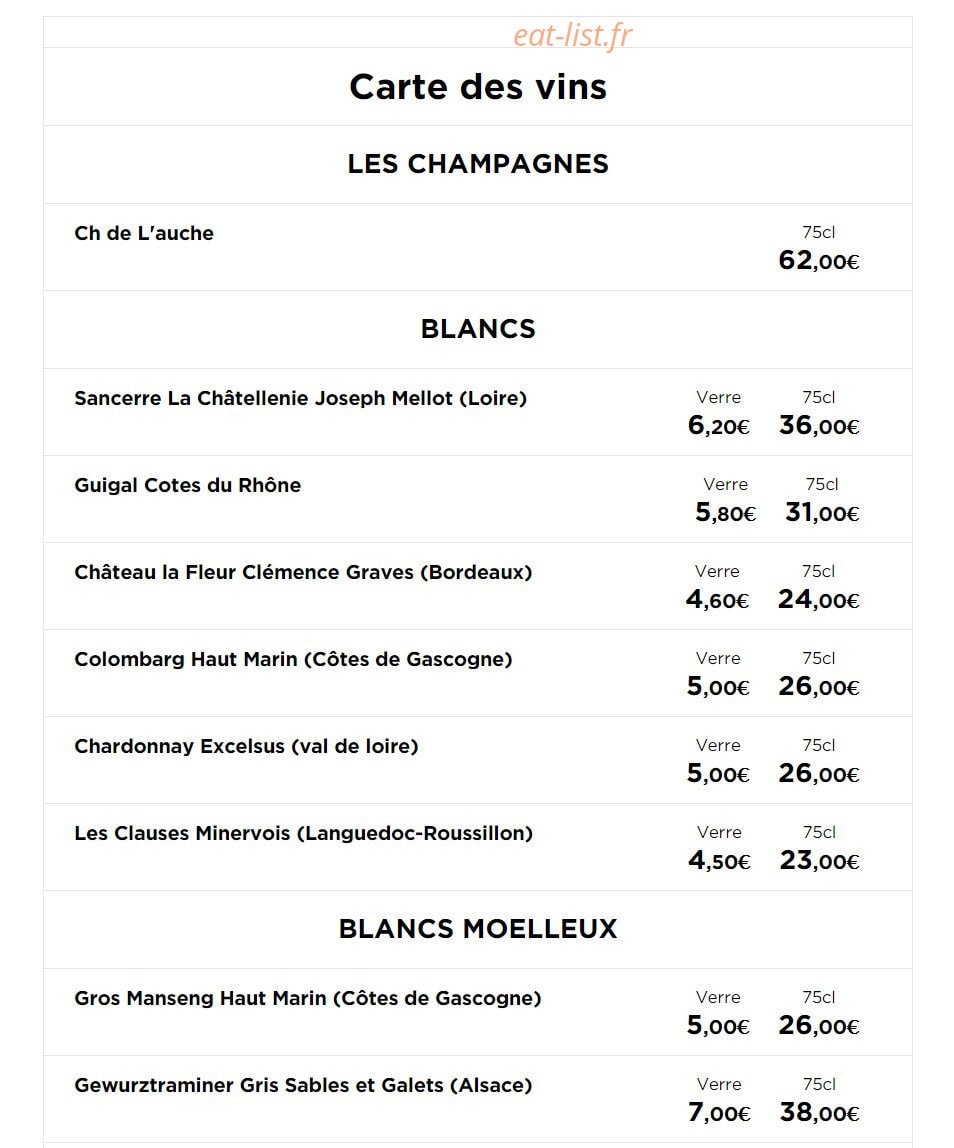 L'Avant Scene — carte page 2