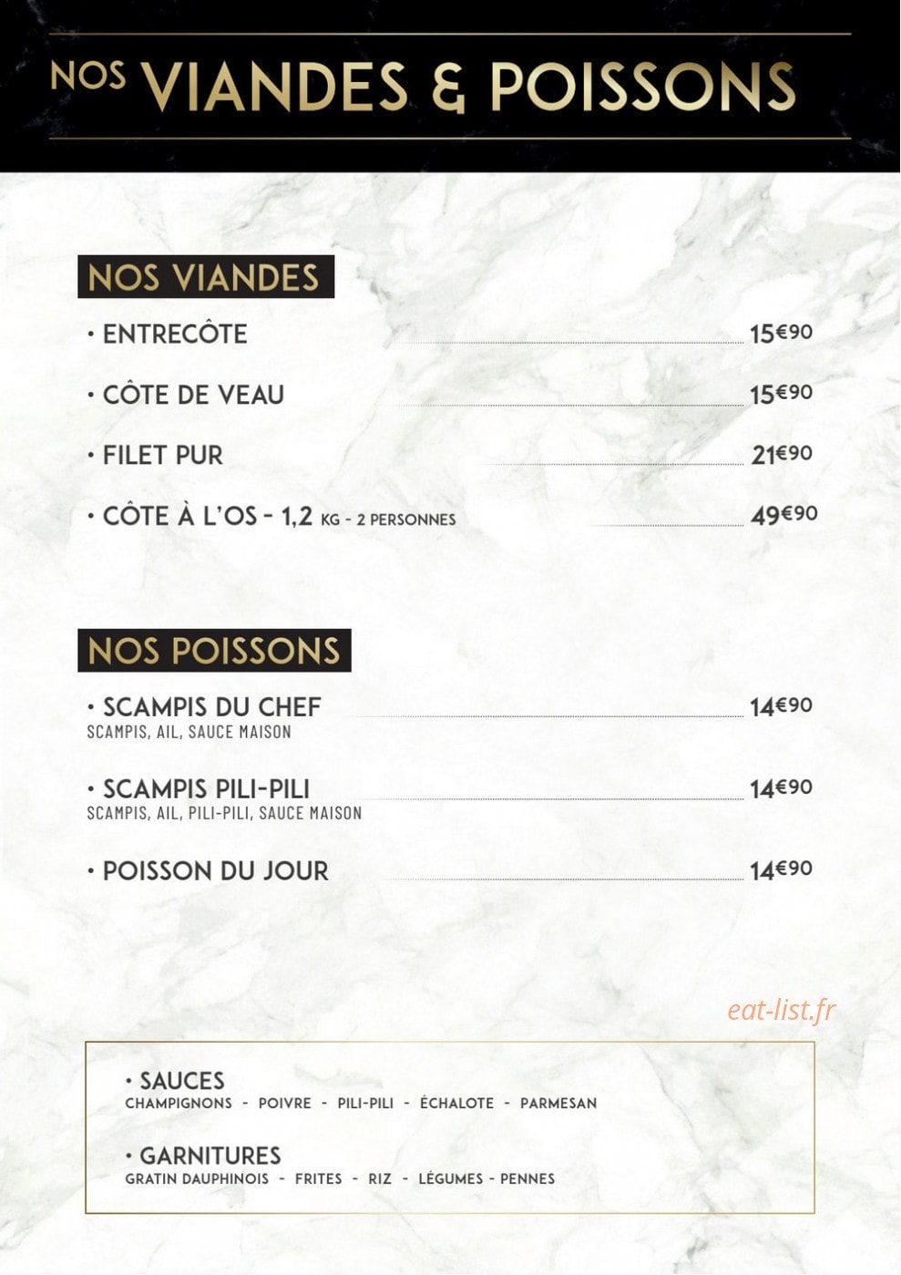 L’eveil des Sens — carte page 6