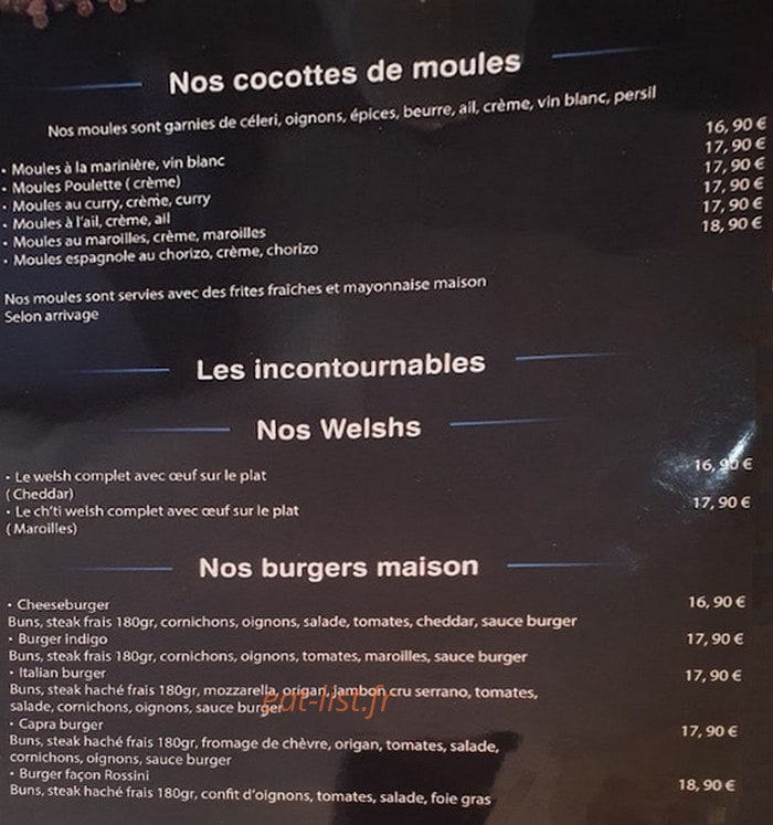 L'Indigo — carte page 3
