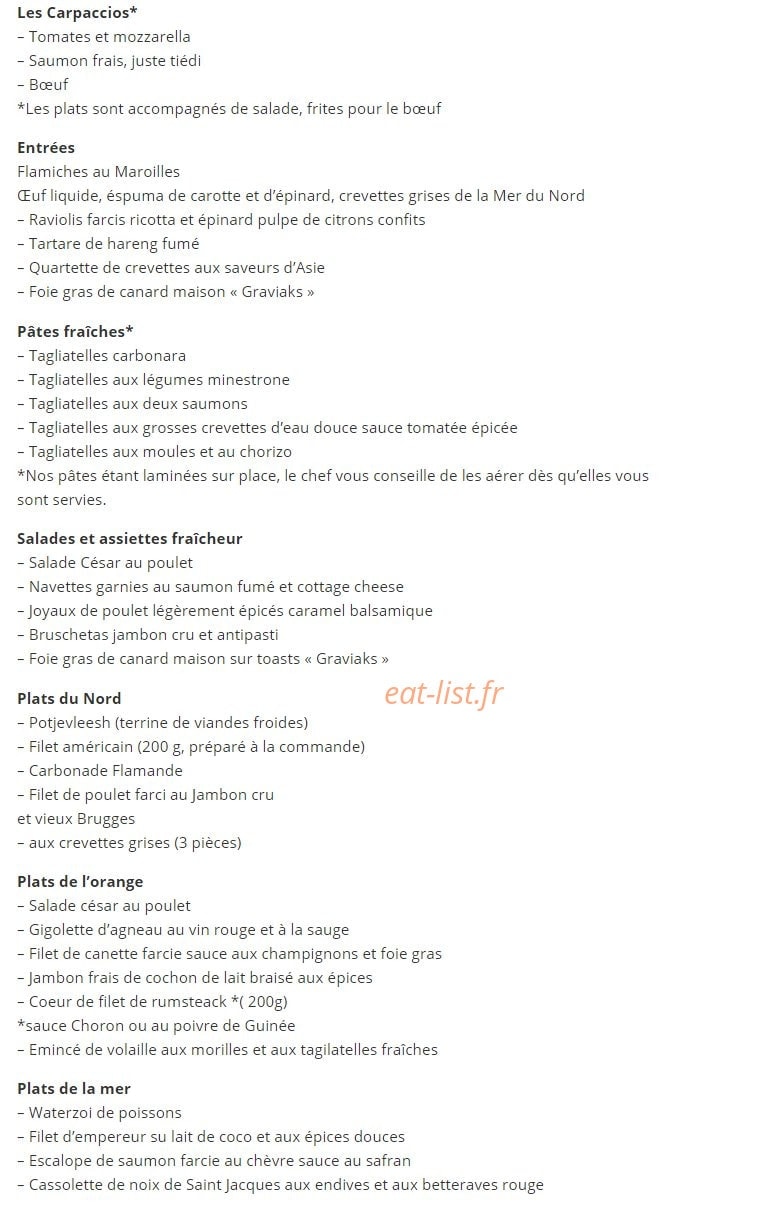 L'Orange Bleue — carte page 2