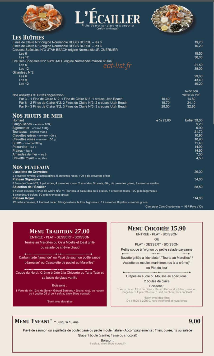 La Chicoree — carte page 4