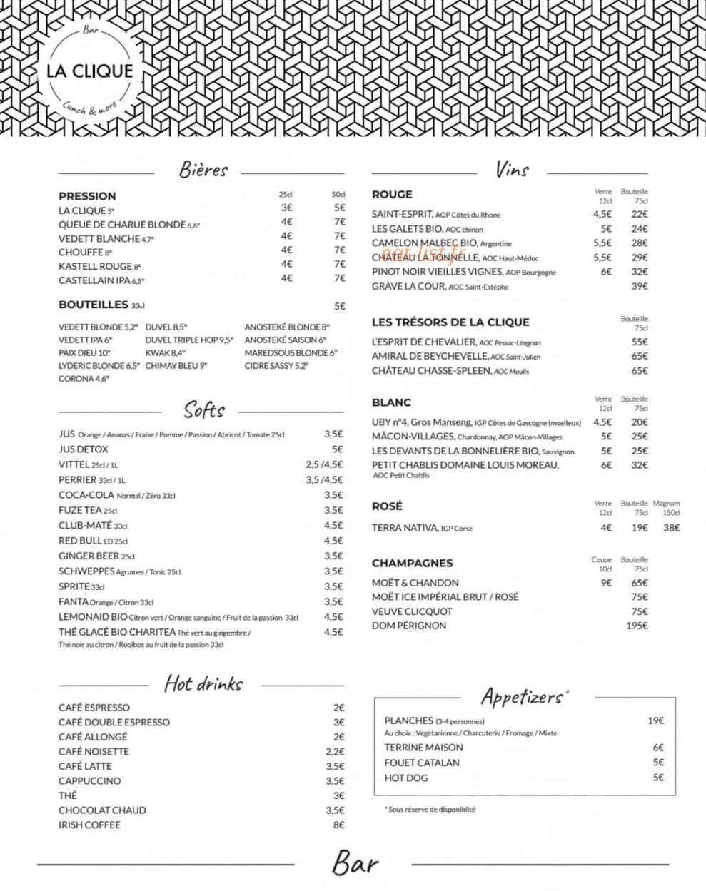 La Clique — carte page 2