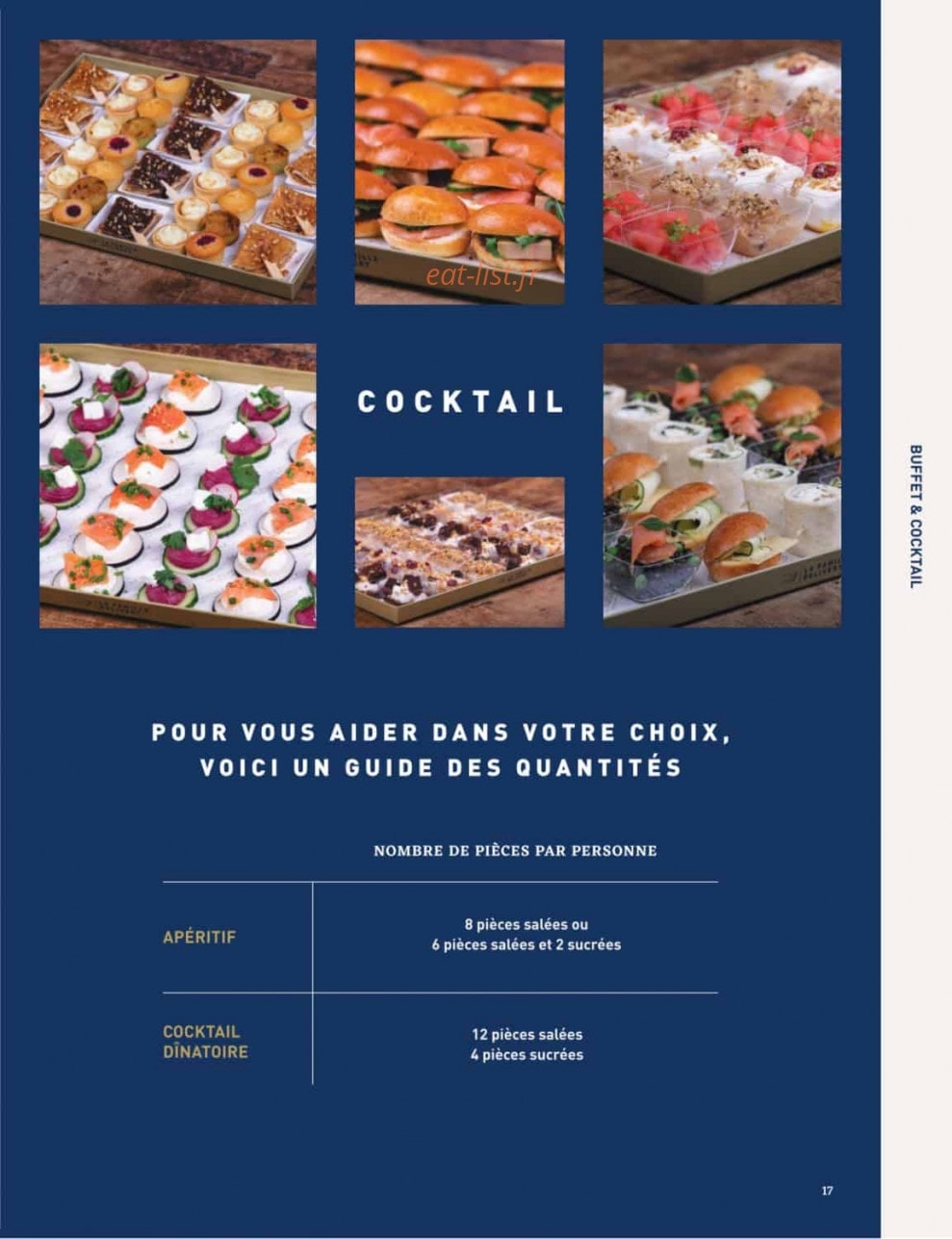 La Famille Finest Lunch — carte page 17