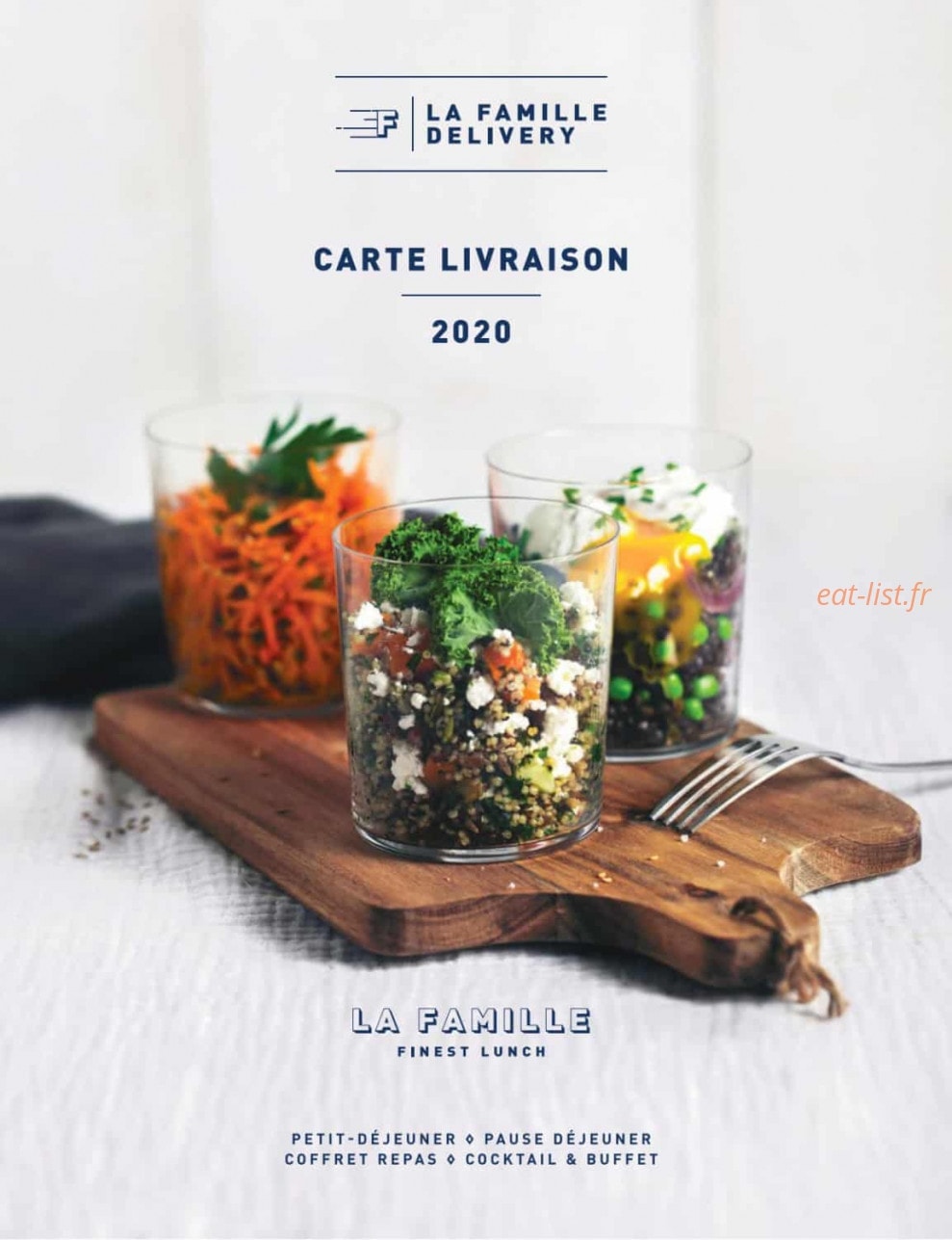 La Famille Finest Lunch — carte page 1