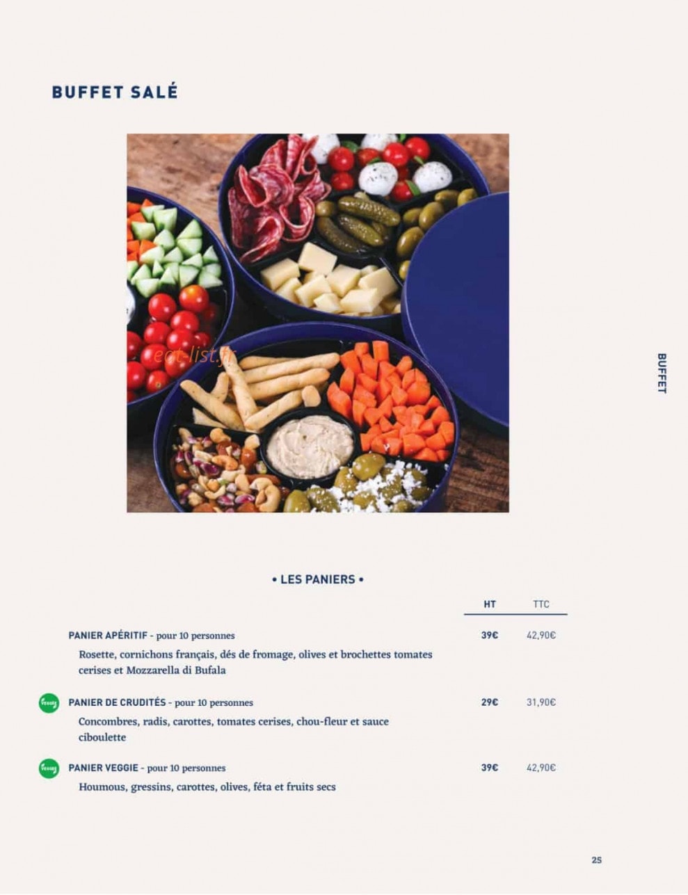 La Famille Finest Lunch — carte page 23