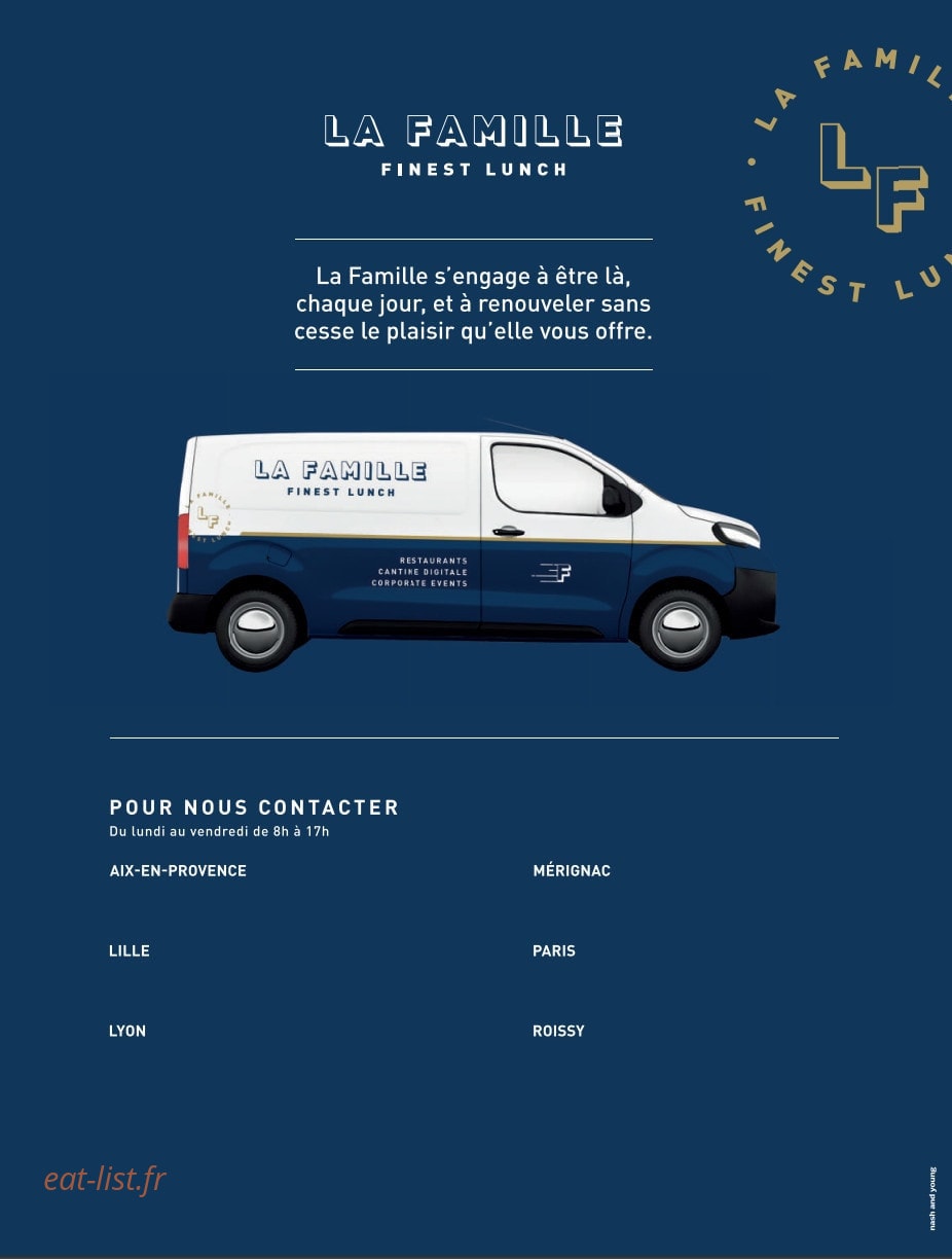 La Famille Finest Lunch — carte page 13