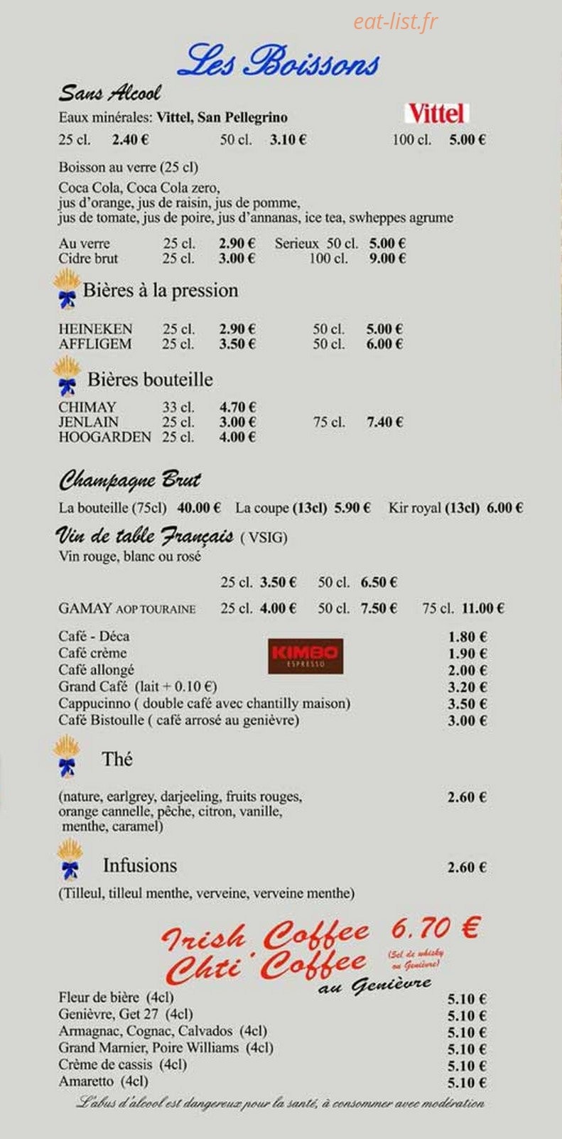 La Pâte Brisée — carte page 5