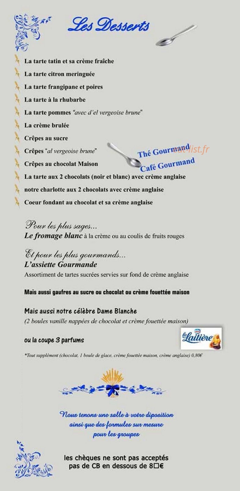 La Pâte Brisée — carte page 6