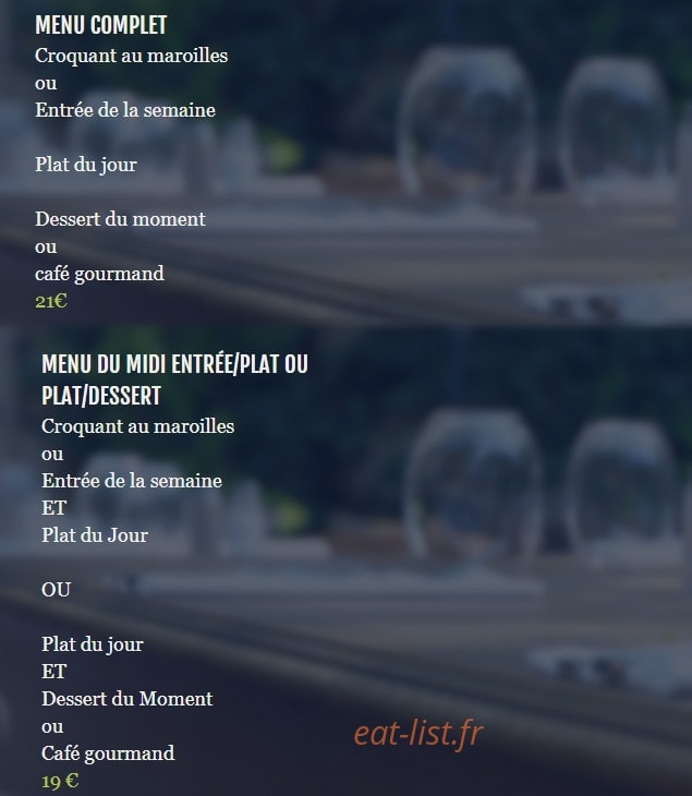 La Petite Cour — carte page 3