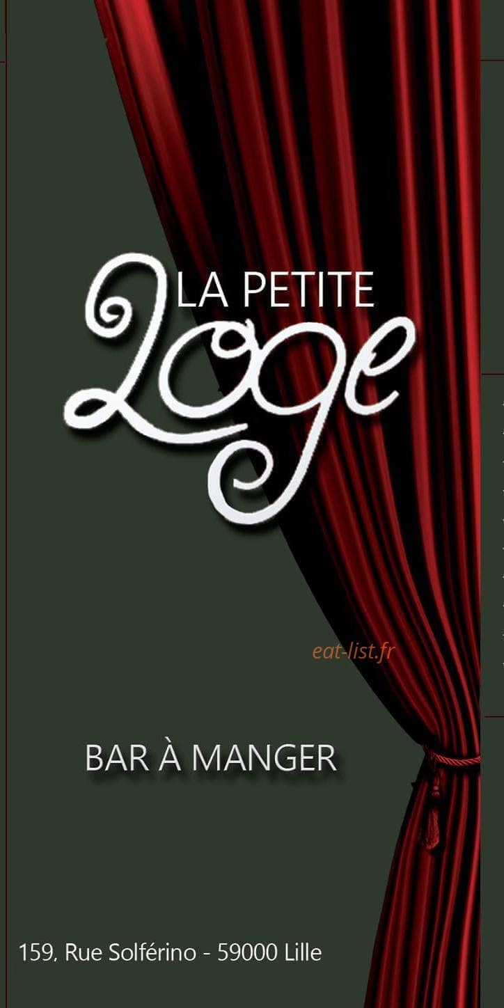 La Petite Loge — carte page 1