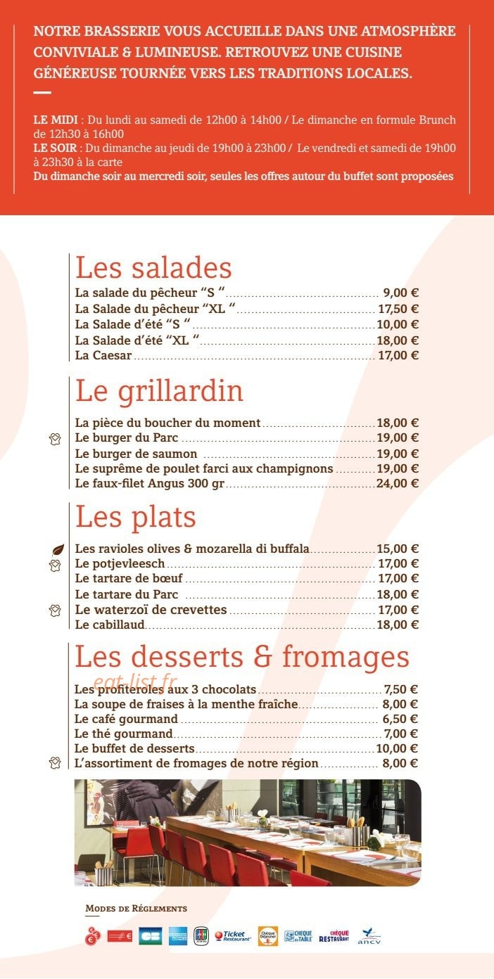 La Terrasse du Parc — carte page 2