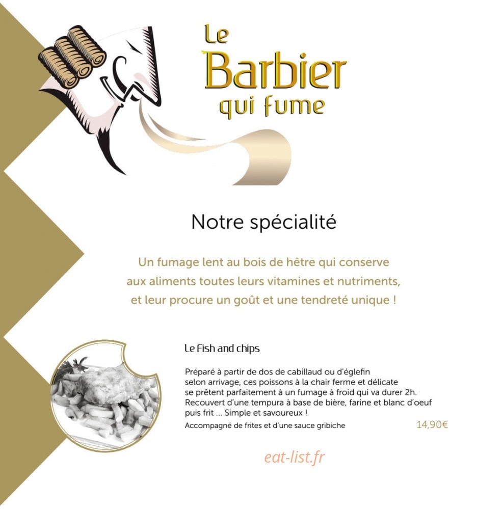 Le Barbier Qui Fume — carte page 6