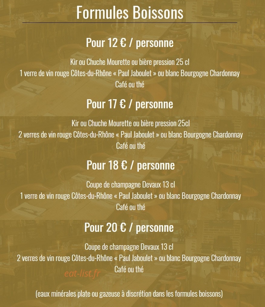 Le Barbue d'Anvers — carte page 10
