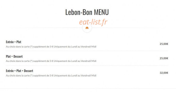 Le Bonbon — carte page 2