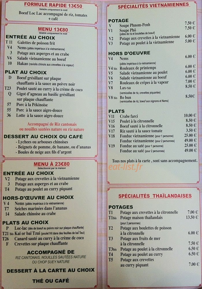 Le Chti Long — carte page 2