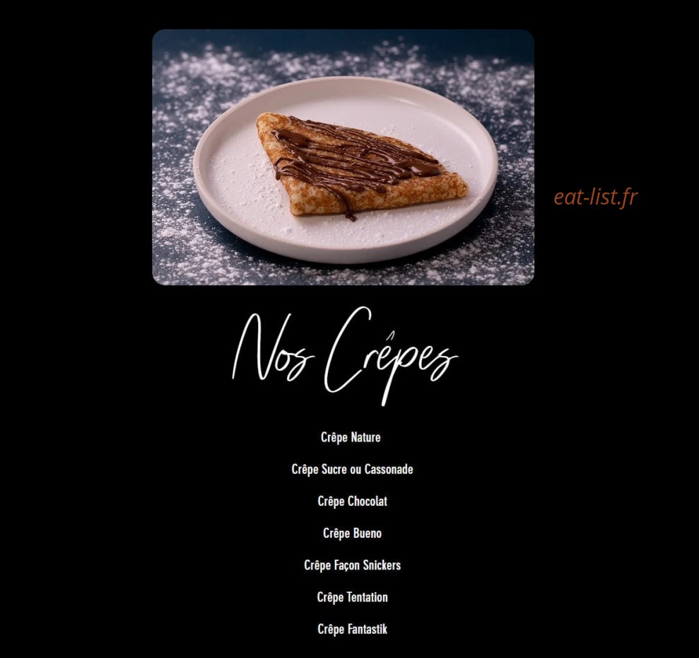 Le Club Café — carte page 6