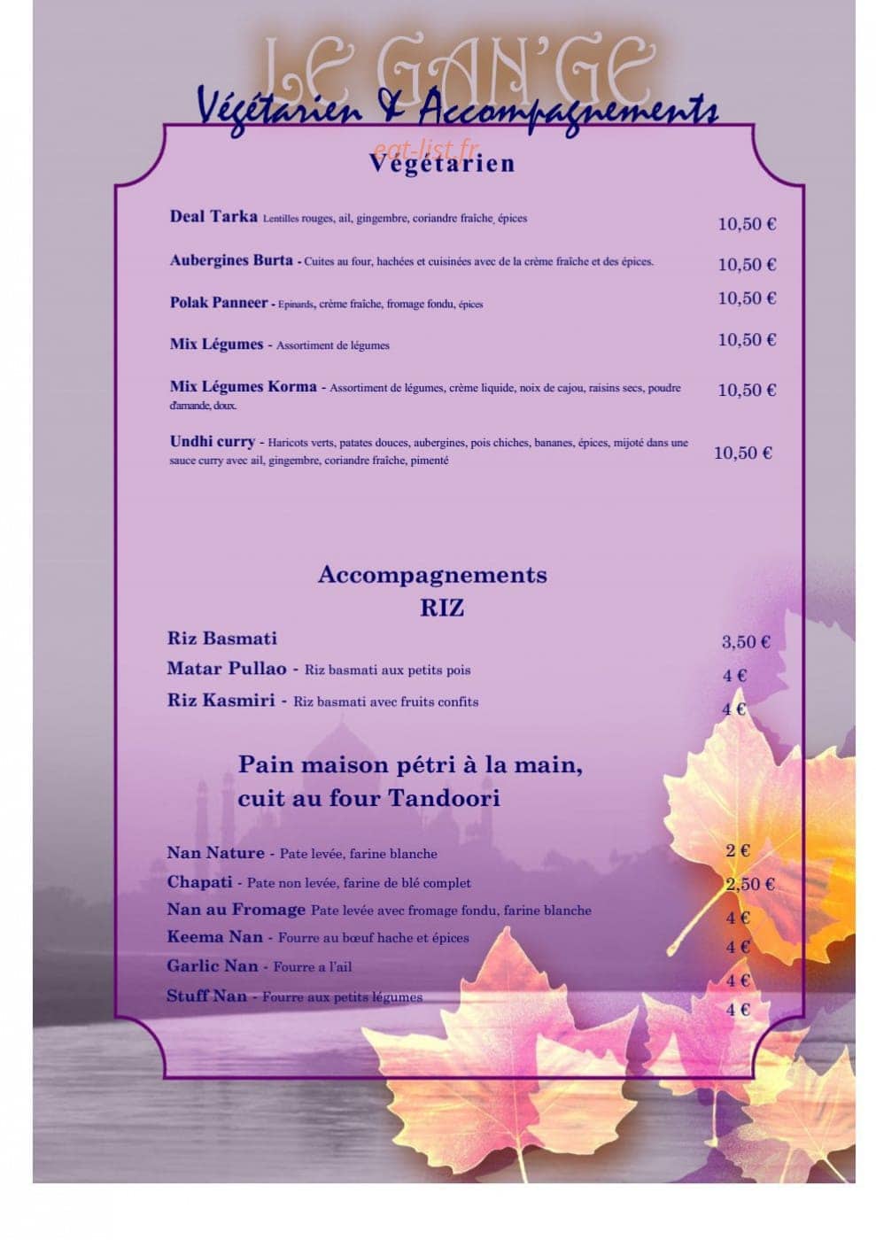 Le Gan'ge — carte page 6