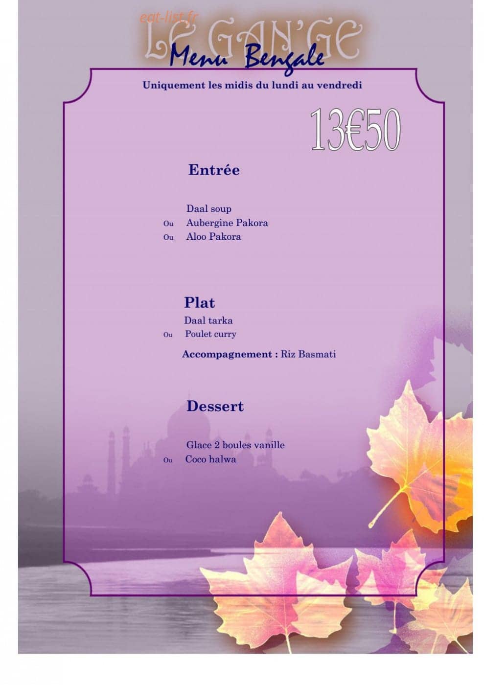 Le Gan'ge — carte page 10