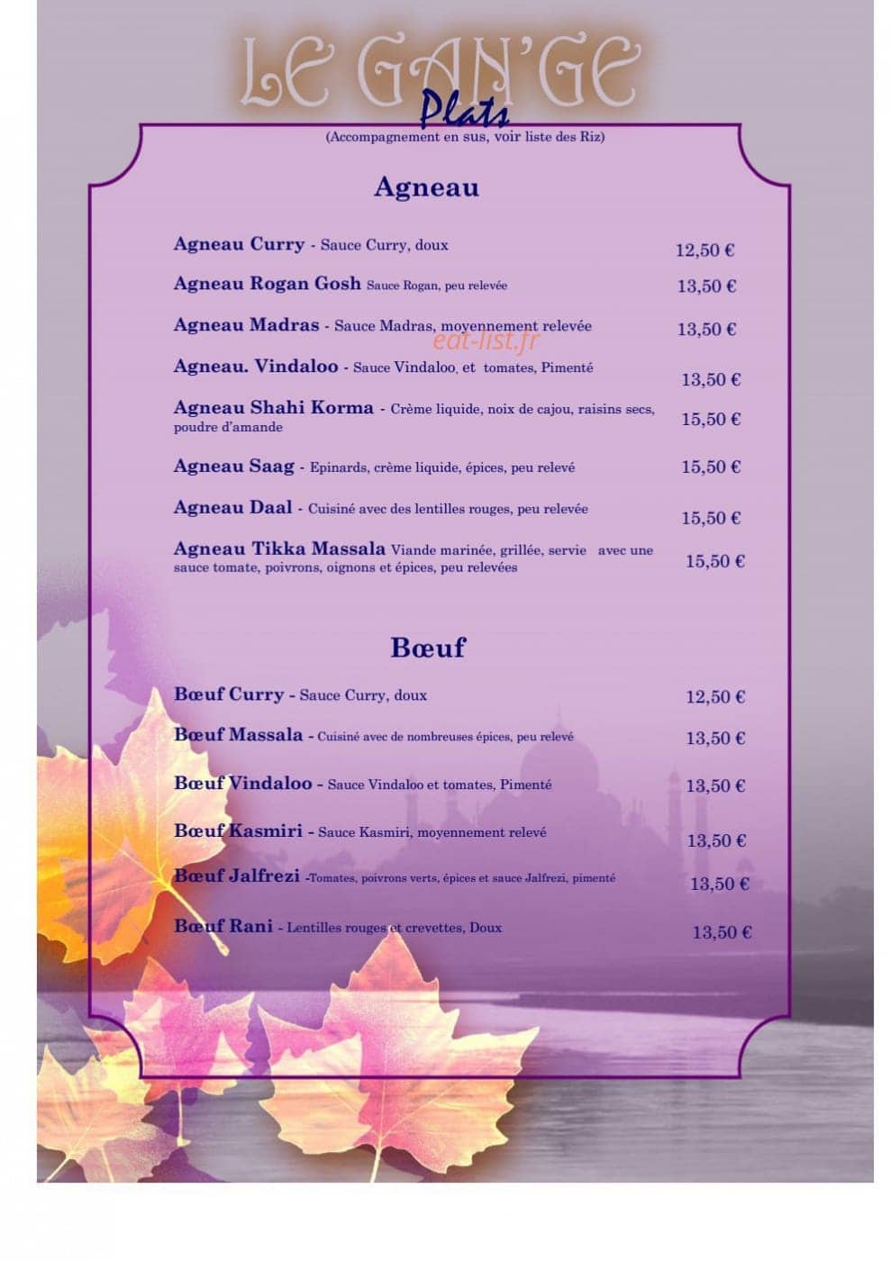 Le Gan'ge — carte page 4