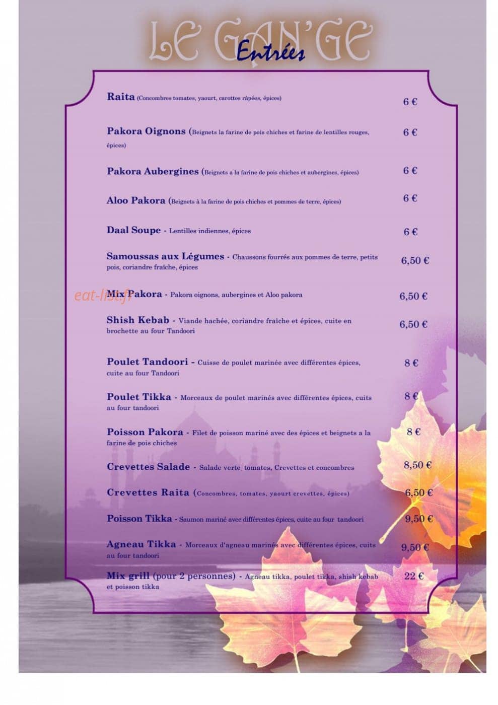 Le Gan'ge — carte page 2