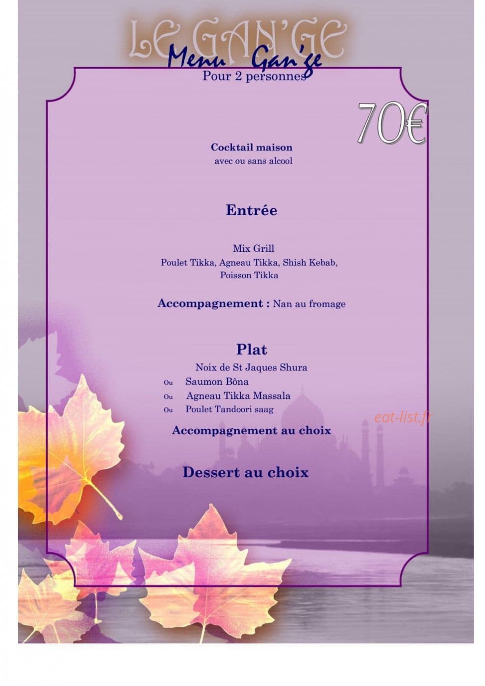 Le Gan'ge — carte page 11